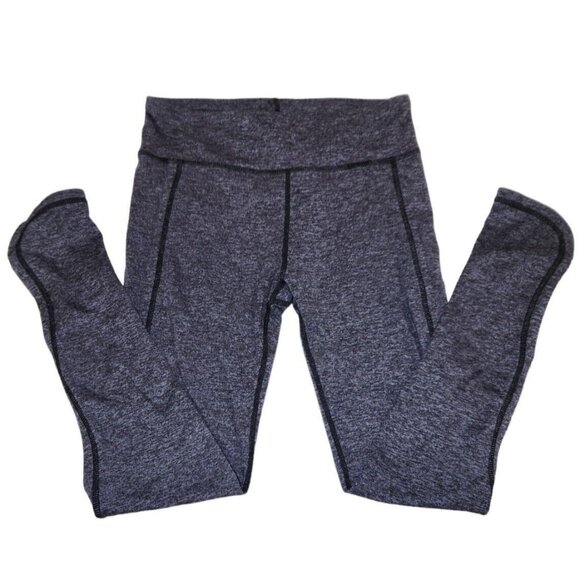 Free People Movement Women's XS Heathered Blue Infinity Leggings Cutouts - Picture 2 of 9